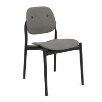 Iquo Chair - Armless with Upholstered Seat & Back