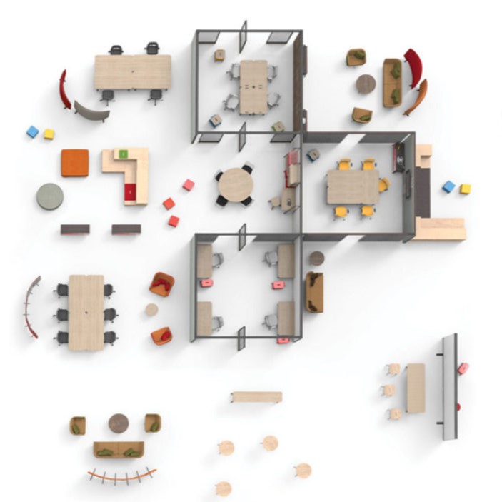 Knoll Furniture Symbols Revit Families