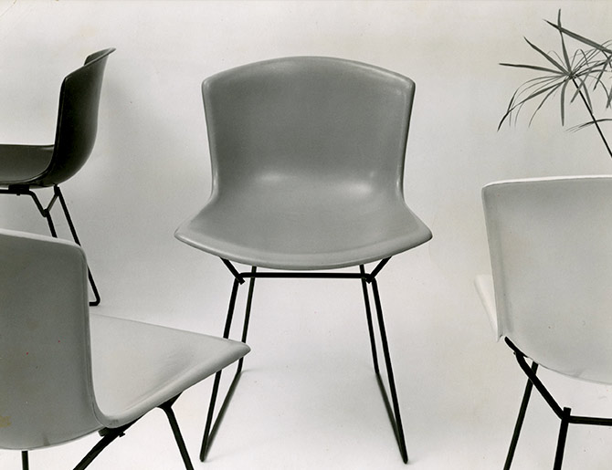 Knoll Harry Bertoia Shell Chair history