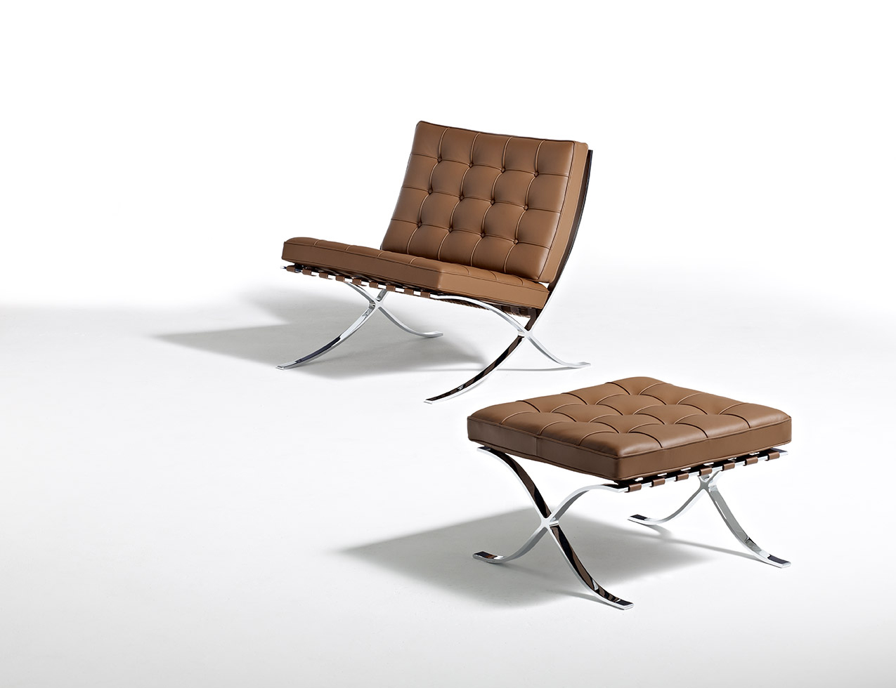 Mies Barcelona Collection Mies van der Rohe Barcelona Chair Barcelona Stool