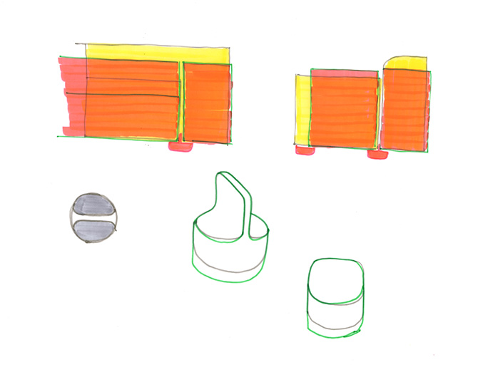 Barber Osgerby Sofa Sketches